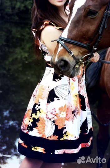 Летнее платье миди 50