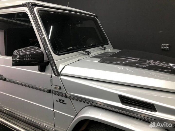 Карбоновые накладки стоек и зеркал W463 Гелик 463