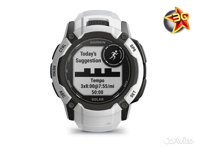 Часы Garmin Instinct 2X Solar White 010-02805-04