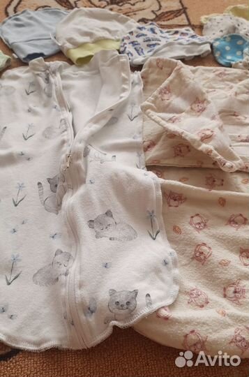 Вещи на малыша о 0 до 3 месяцев