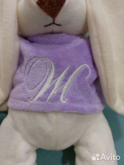 Именная игрушка Зайчик