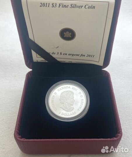 Июнь - Серебряная монета Кулон- Камень Александрит