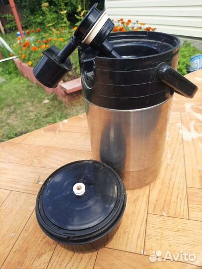 Термос с помпой