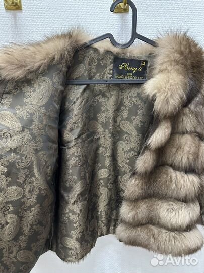 Шуба из песца