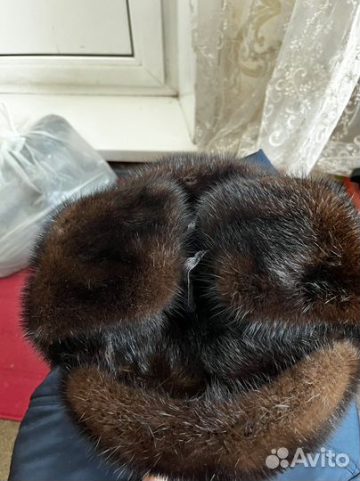 Мужская шапка норковая