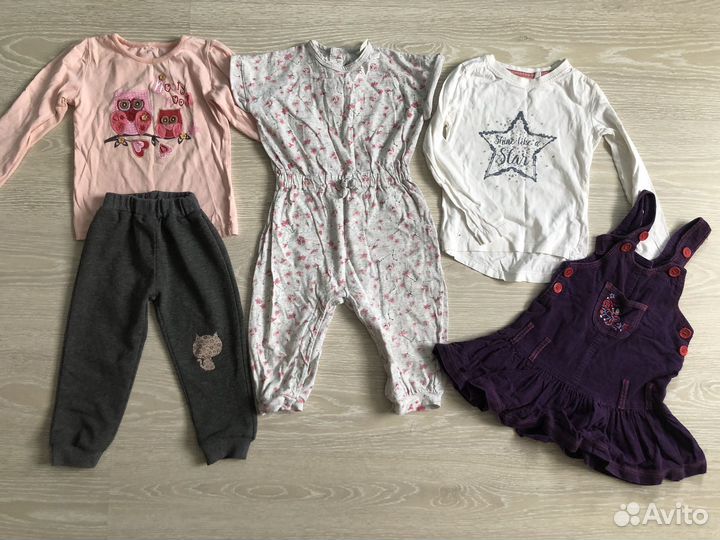 Пакет вещей на девочку 86-92