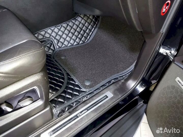 3Д коврики из экокожи BMW
