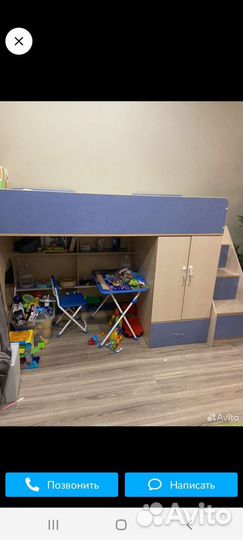 Детская кровать чердак