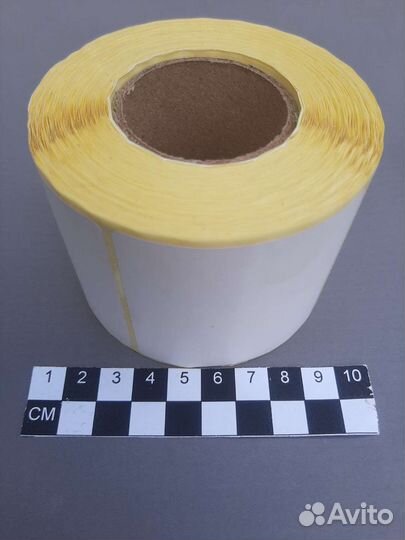 Термоэтикетки самоклеящиеся 58х60мм еко