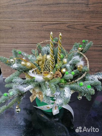 Букет зимняя композиция