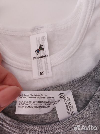 Майка новая 92 хлопок C&A