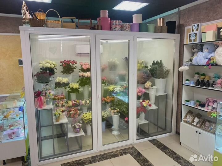 Цветочная холодильная камера, уникальный дизайн