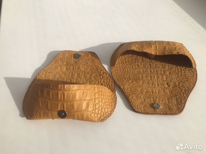 Чехол для очков из натуральной кожи