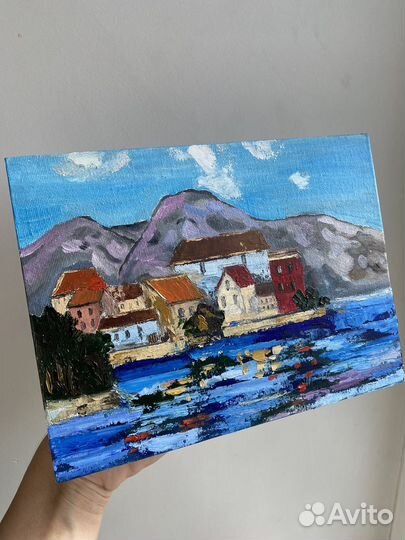 Картина маслом на холсте пейзаж
