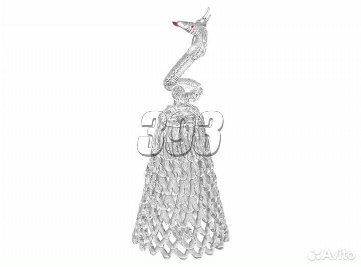 Колокольчик хрустальный Змея (40548)