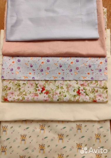 Набор тканей для шитья кукол мишек Тедди Пэчворка