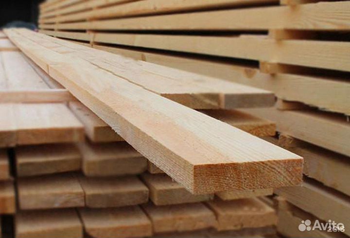 Доска обрезная 2 сорт Естественная влажность 100*1