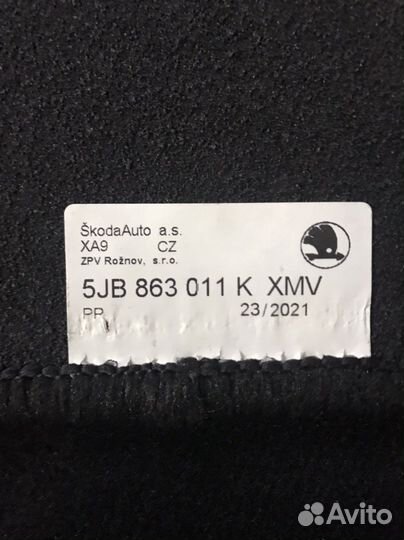 Коврики ворсовые skoda rapid