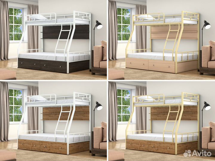 Двухъярусная детская кровать