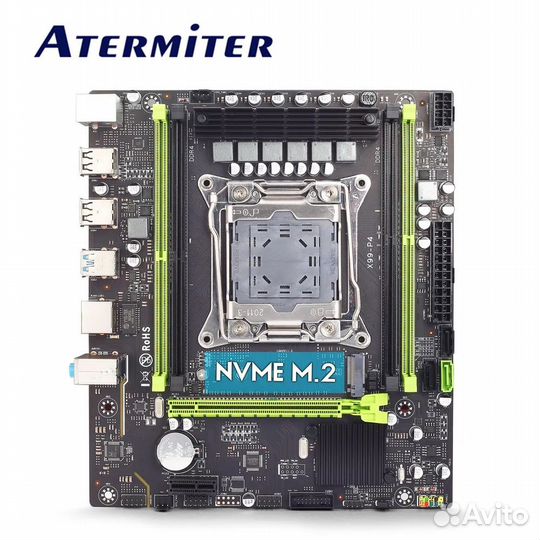 Материнская плата + E5 2667 V3 + 16 Гб