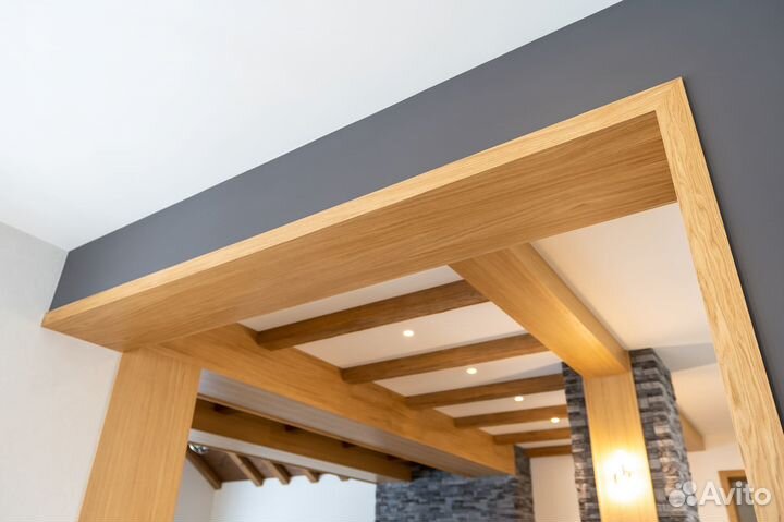 Шпонированные панели монтаж «под ключ»