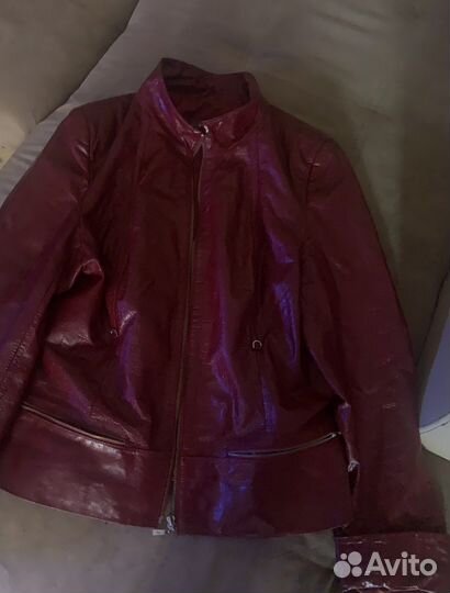 Куртка кожаная