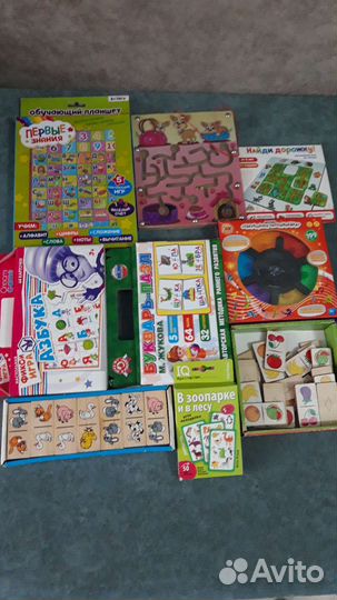 Детские настольные игры пакетом