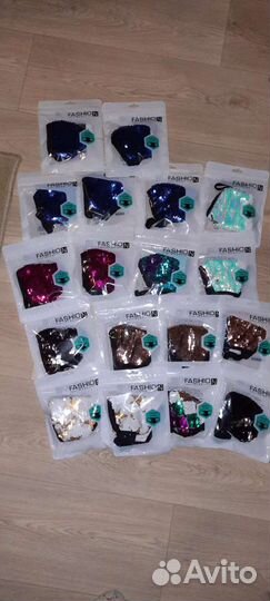 Маска пайетки