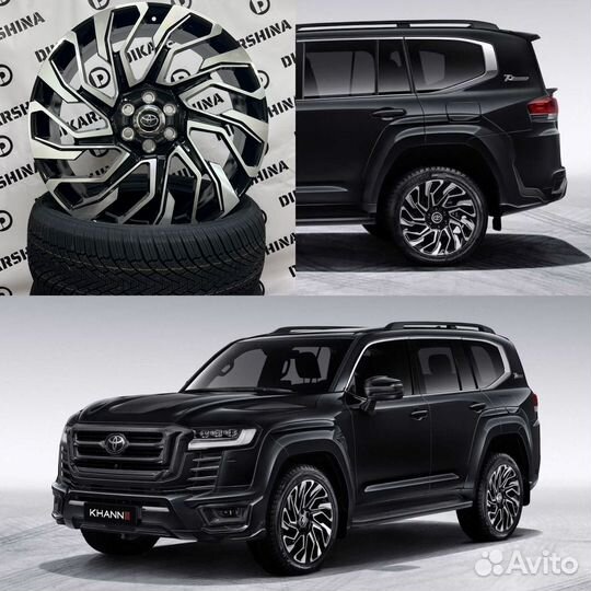 Кованые диски на Toyota Land Cruiser 300 R24