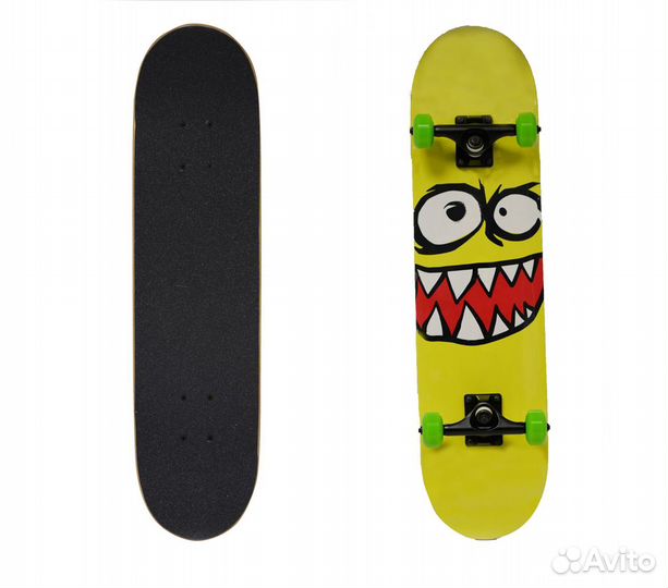 Скейтборд BlackAqua 905S салатовый