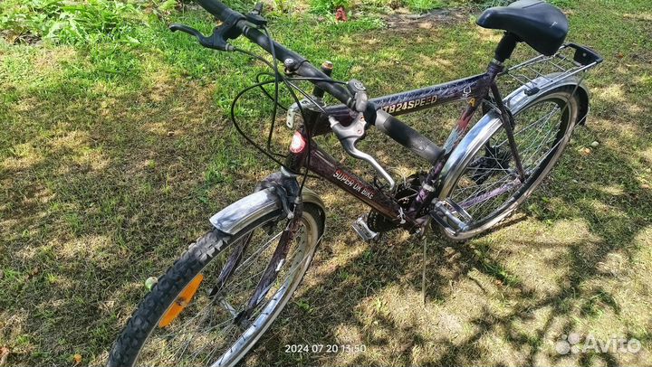 Велосипед горный super ok bike 26 mtb, 24 speed