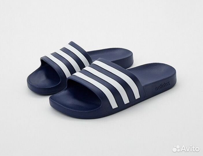 Оригинальные Шлёпки Adidas Navy (4-13UK) NEW