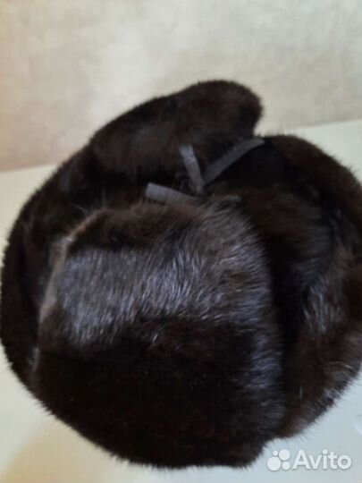 Норковая шапка мужская