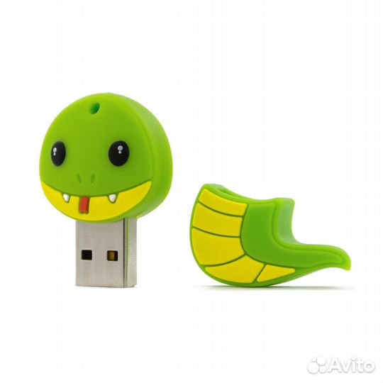 Флешка Mirex Snake Green 16GB 2.0