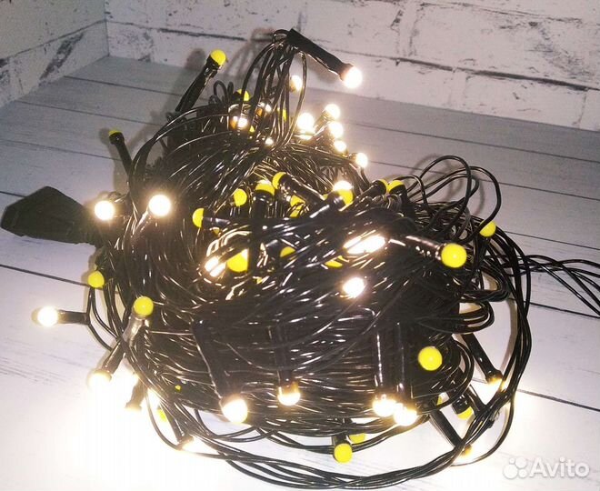Гирлянда 20 метров уличная светодиодная