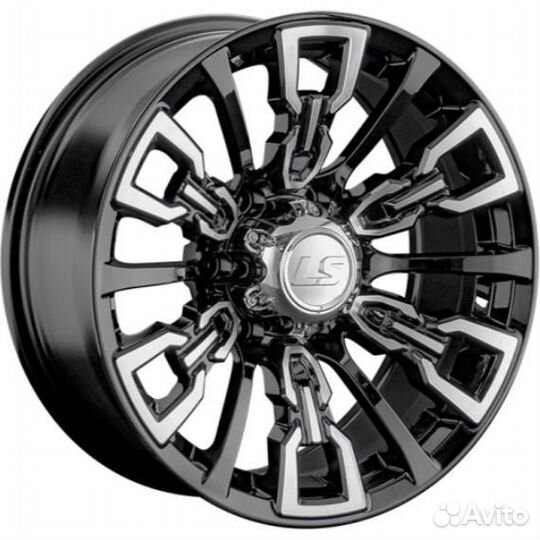 Диски LS 1363 8x17 6*139.7 ET-15 DIA106.1 BKF Литой