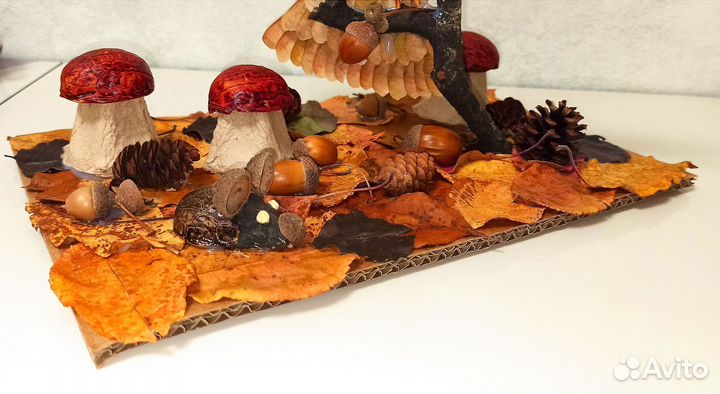 Осенняя поделка из природных материалов