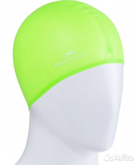 Шапочка для плавания Nuance Green, силикон