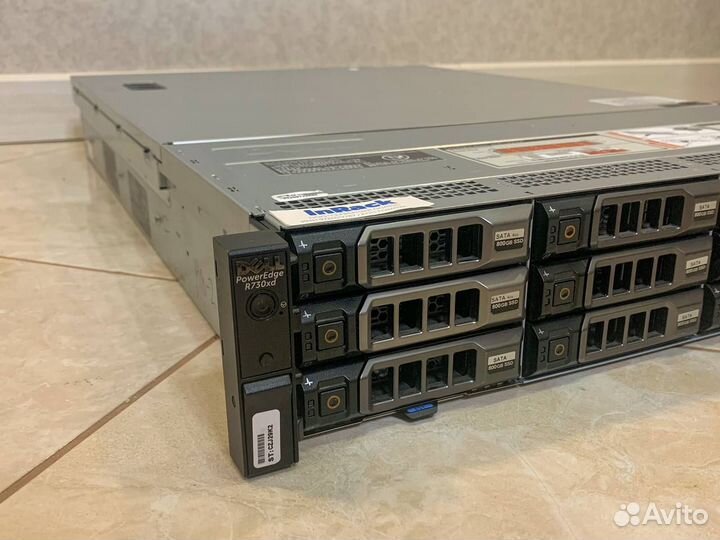 Сервер Dell R730xd 12LFF 2x E5-2690v4 16GB