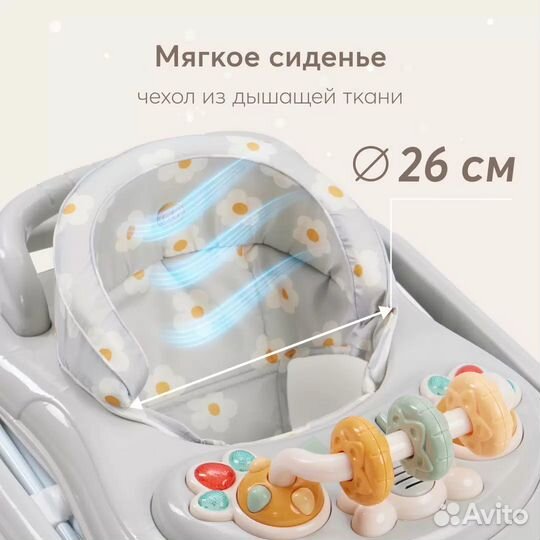 Ходунки детские Happy Baby Smiley V2