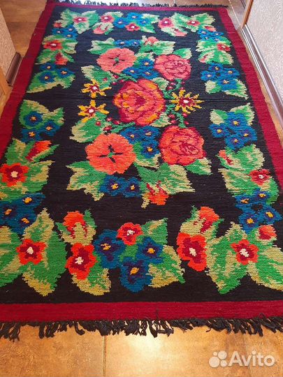 Ковёр ручной работы 1.25м 2.04м