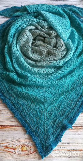 Шаль/бактус размер XL