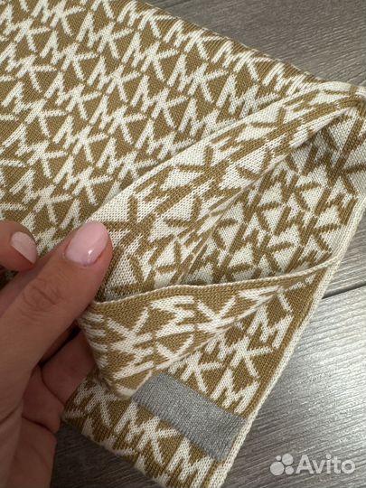 Весенний комплект шапка+шарф Michael Kors