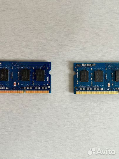 Оперативная память elpida DDR3 2х2gb для ноутбука