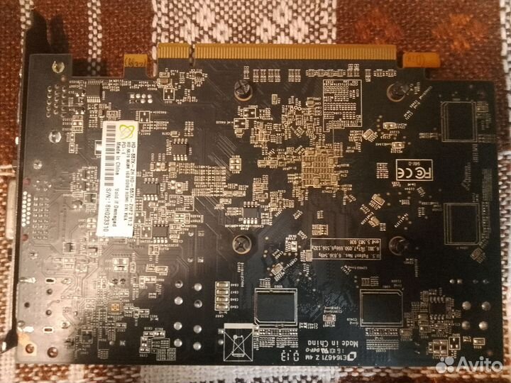 Видеокарта XFX 5570 1Gb Ddr2