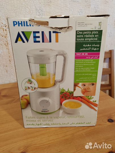 Пароварка блендер philips avent 2 в 1