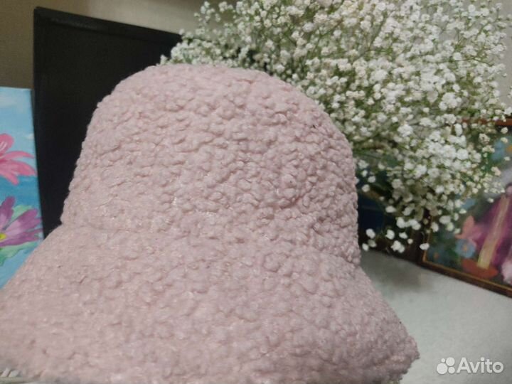 Панамка тёплая плюшевая