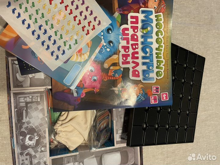 Настольные игры для детей носочные монстры