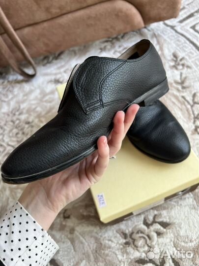 Лоферы кожаные 36