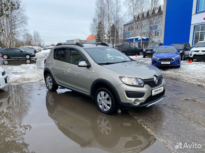 Renault Sandero Stepway 1.6 МТ, 2017, 125 560 км